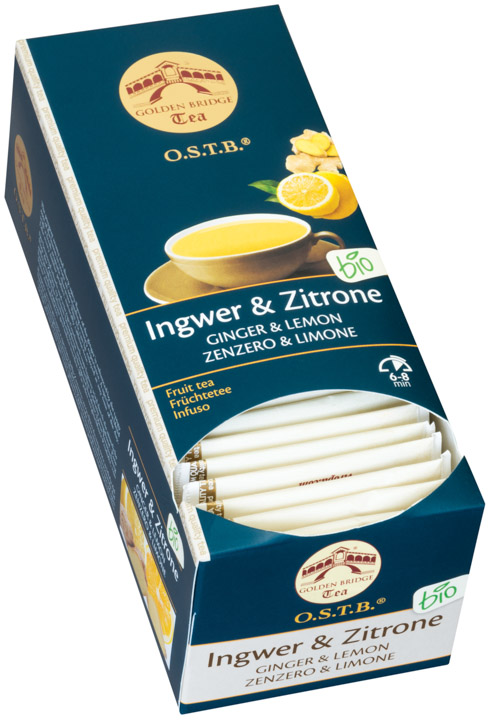 Viropa O.S.T.B - Tee Ingwer & Zitrone BIO  - 30 Beutel