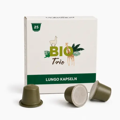 unbound Kaffeekapseln - BIO Trio, 100% biologisch abbaubar