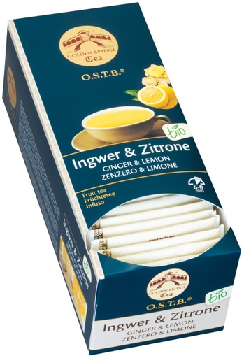[T89] Viropa O.S.T.B - Tee Ingwer & Zitrone BIO  - 30 Beutel